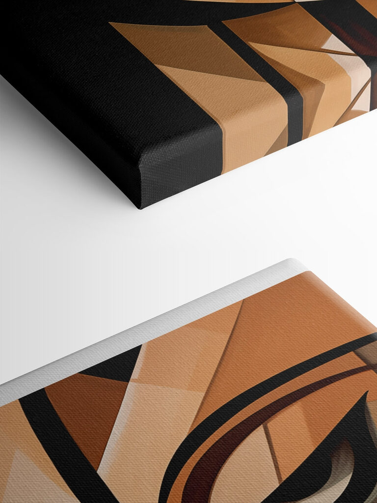 Painting of a woman's face Painting of a woman's face