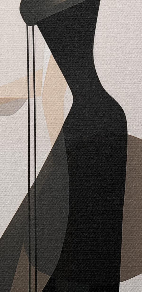 Frau in schwarzem Kleid und weißem Hut Frau in schwarzem Kleid und weißem Hut