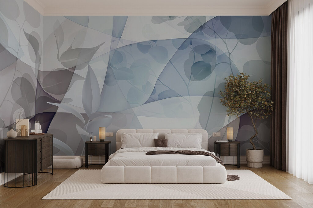 Gentle curves and soft foliage patterns