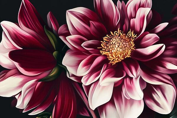 Vibrant blossoms in harmonious colors Vibrant blossoms in harmonious colors