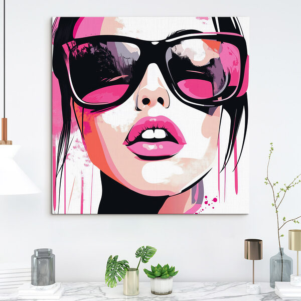 Frau mit Sonnenbrille Frau mit Sonnenbrille