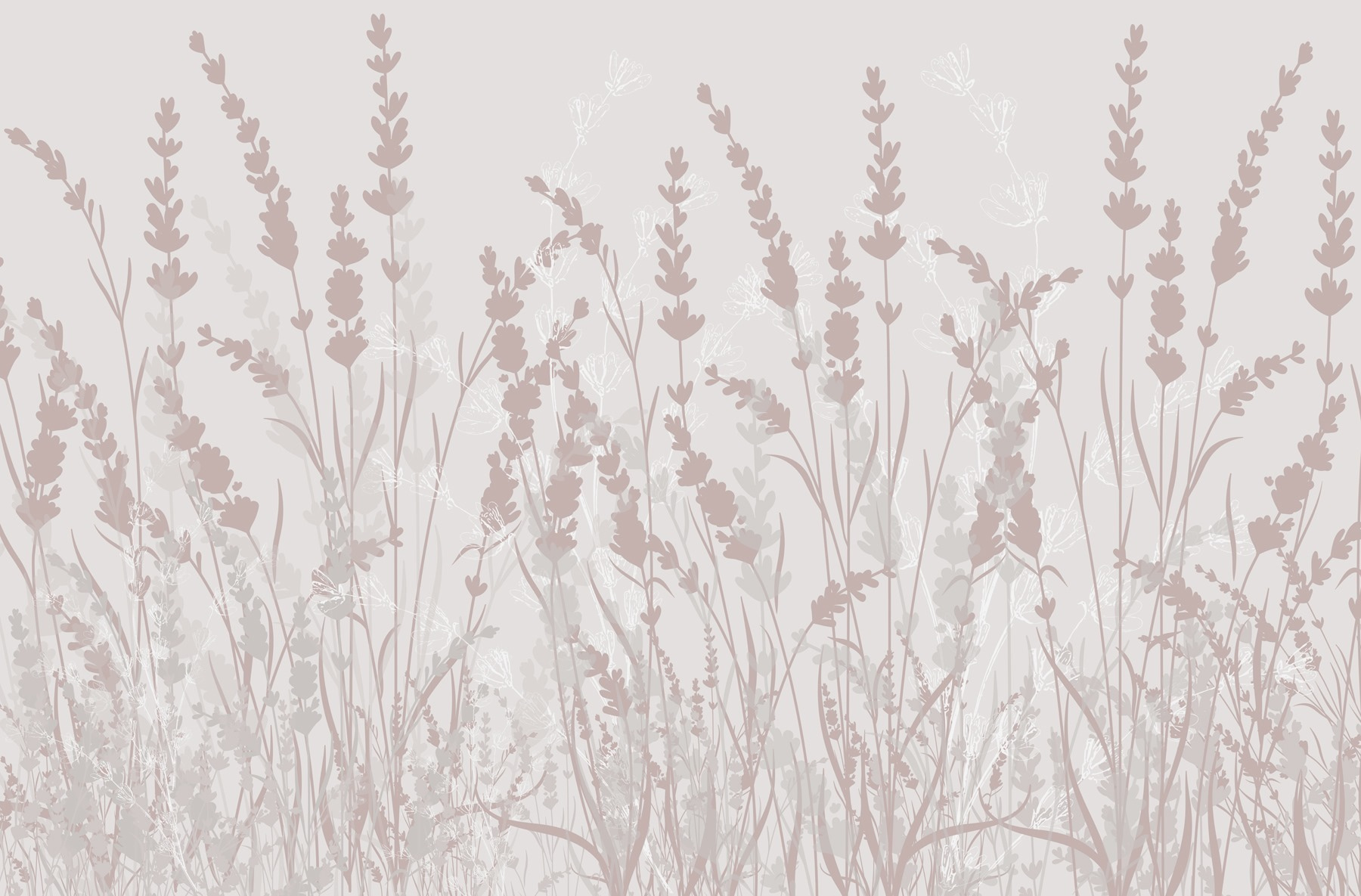 Delicate floral pattern in soft hues Delicate floral pattern in soft hues