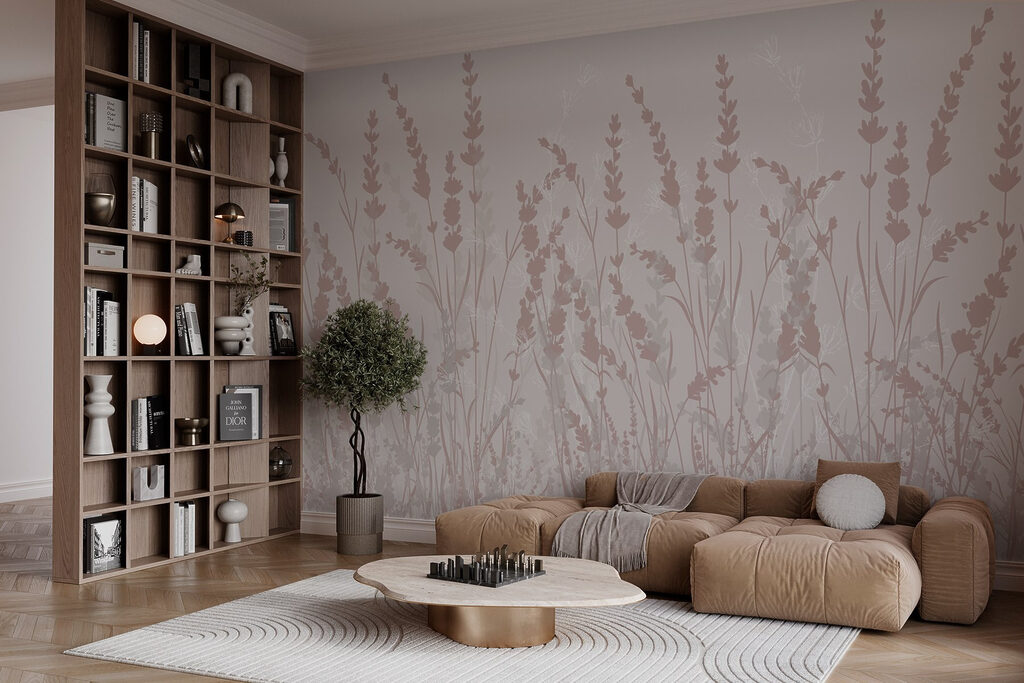 Delicate floral pattern in soft hues Delicate floral pattern in soft hues