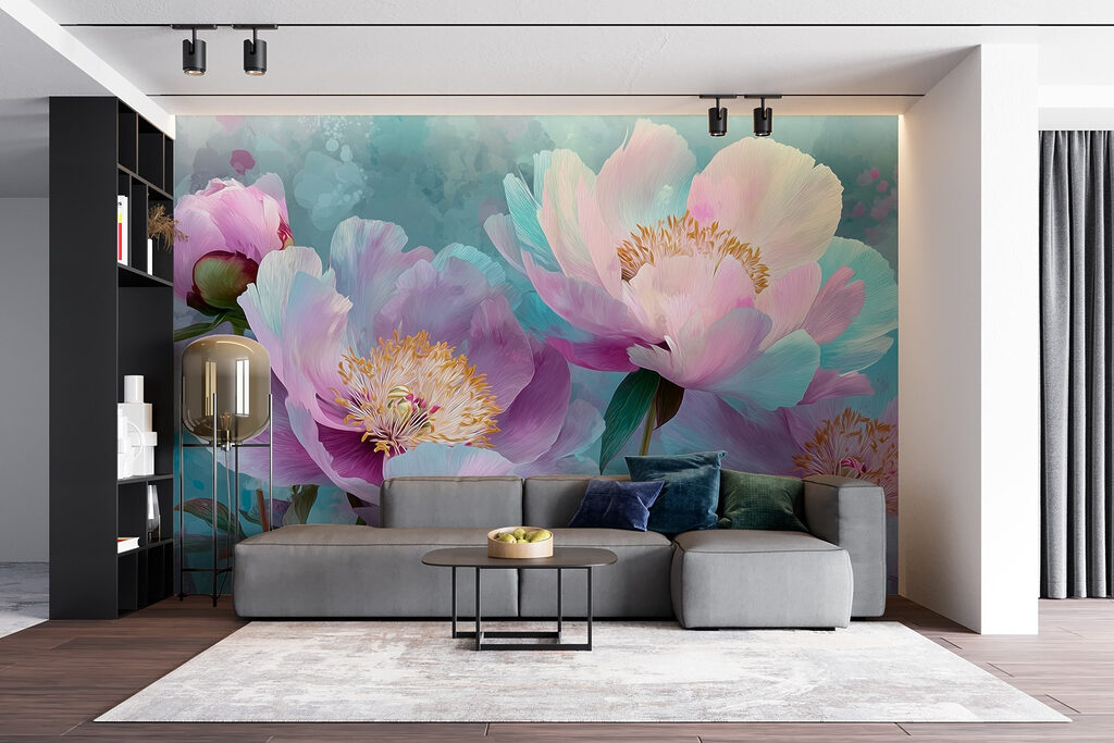 Delicate blooms in soft pastel hues Delicate blooms in soft pastel hues