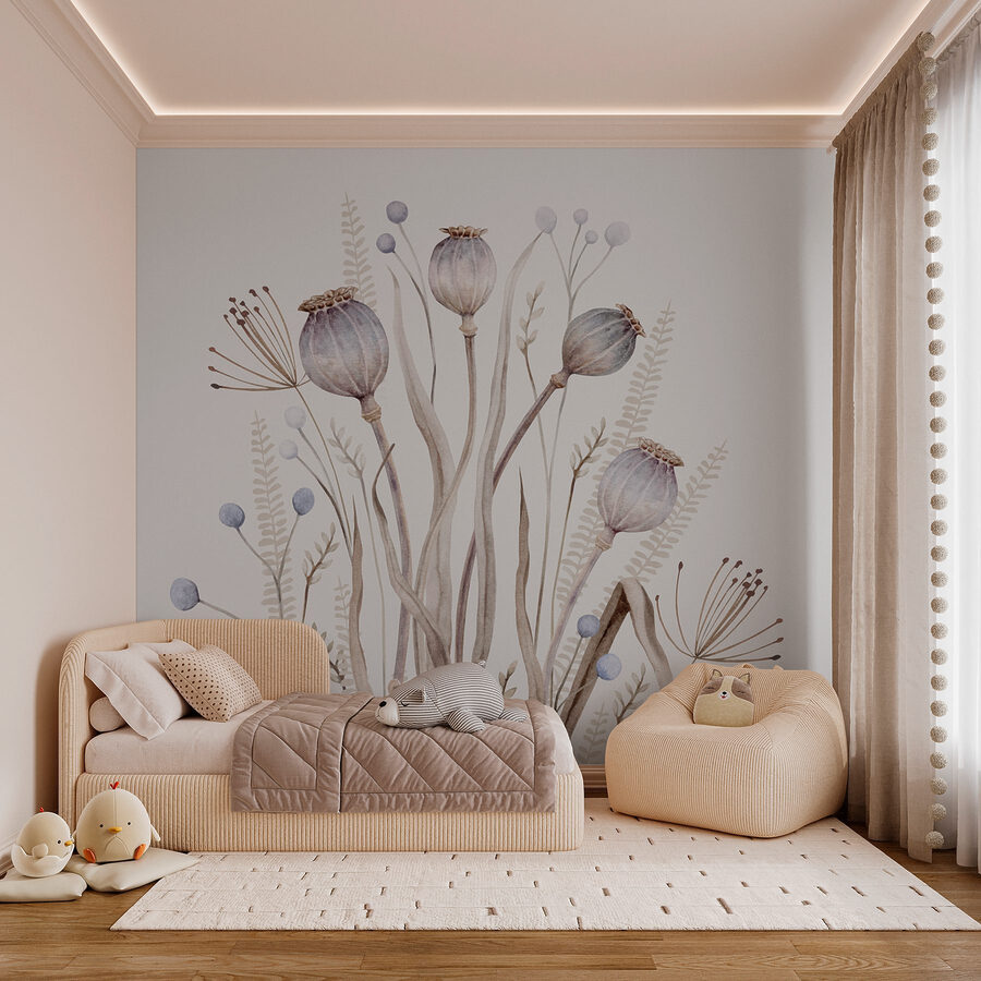 Aquarellmalerei von Blumen und Pflanzen Aquarellmalerei von Blumen und Pflanzen
