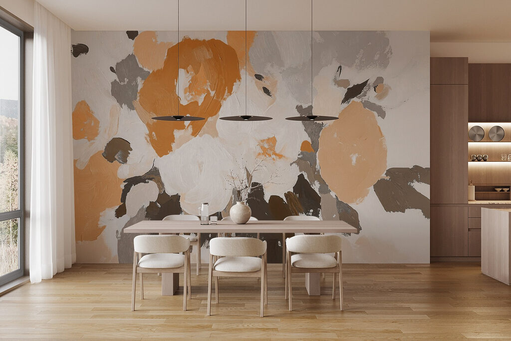 Painting of flowers with different colors Painting of flowers with different colors