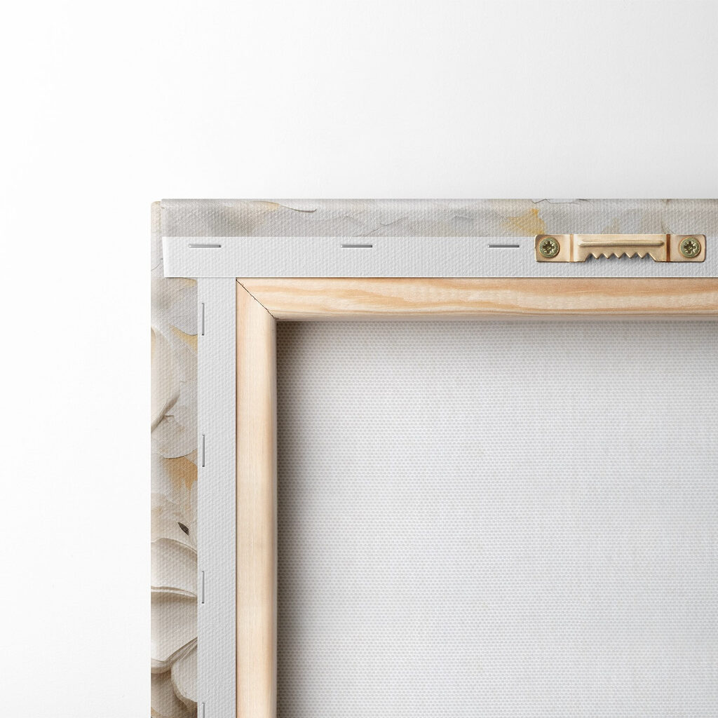 Painting of white flowers Painting of white flowers