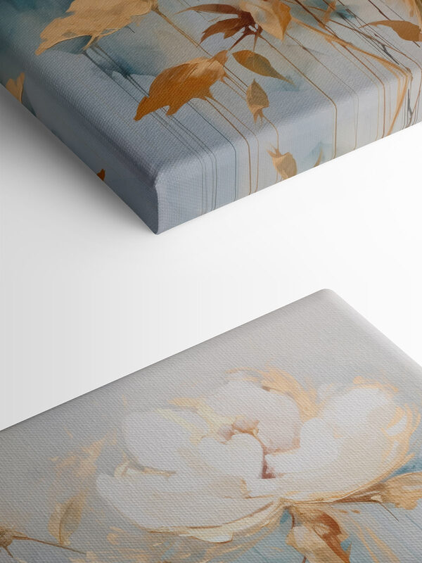 Painting of white flowers