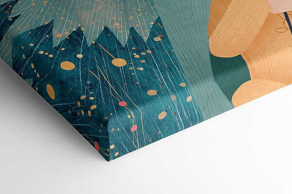 Cartoon of a boy with wings and a crown