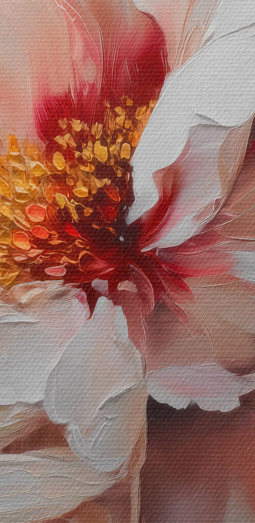 Delicate petals in soft hues