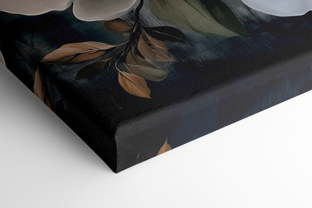 Painting of white flowers