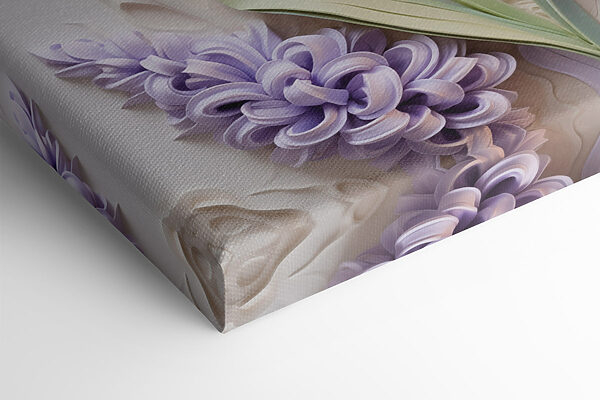Gruppe violetter Blumen Gruppe violetter Blumen