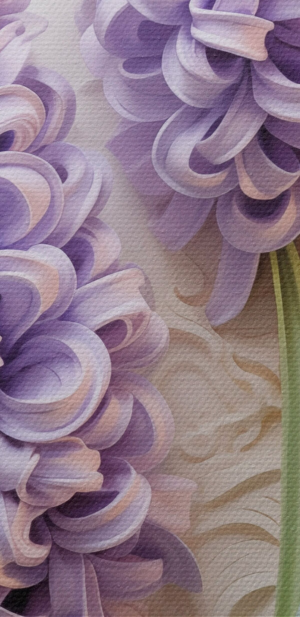 Gruppe violetter Blumen Gruppe violetter Blumen