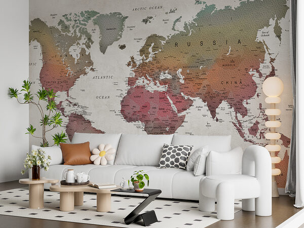 Karte der Welt Karte der Welt
