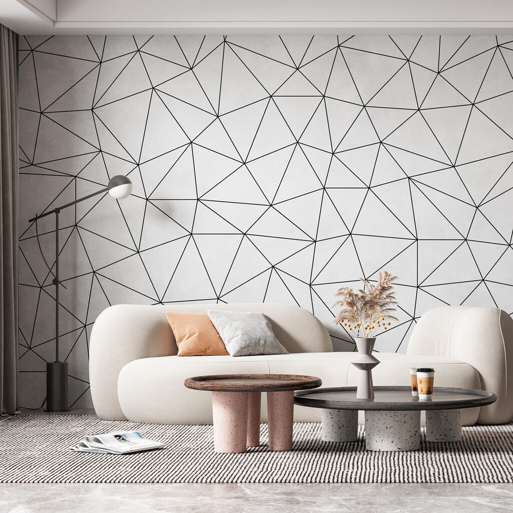 A black and white pattern