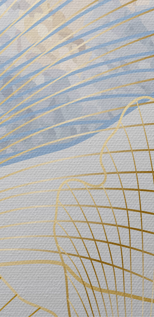 A close up of a design