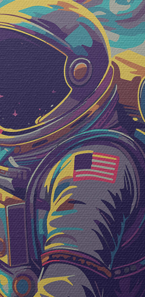 An astronaut in space An astronaut in space