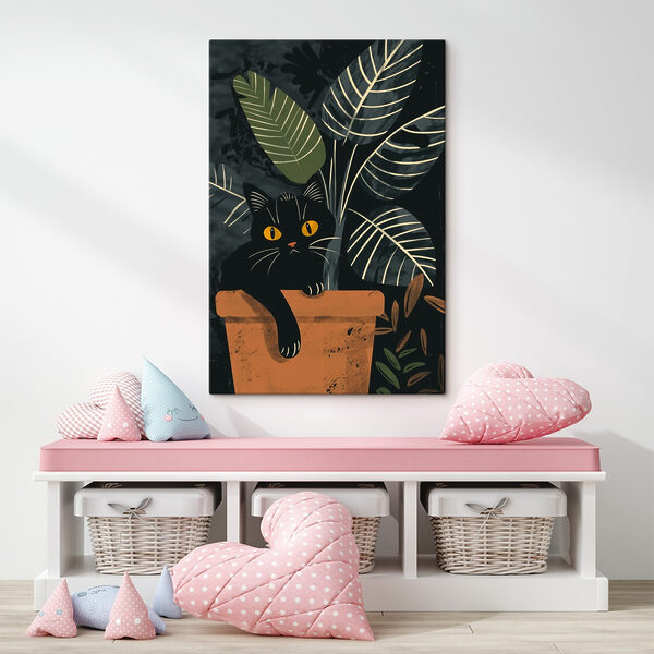 Katze sitzt auf einem Ziegelsteinvorsprung Katze sitzt auf einem Ziegelsteinvorsprung