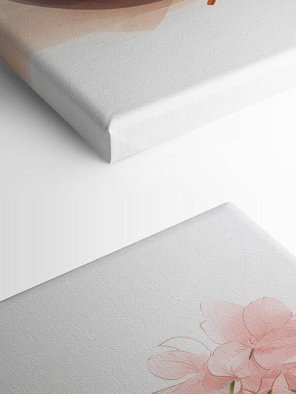 Teller Sushi mit Sauce und Blumen Teller Sushi mit Sauce und Blumen