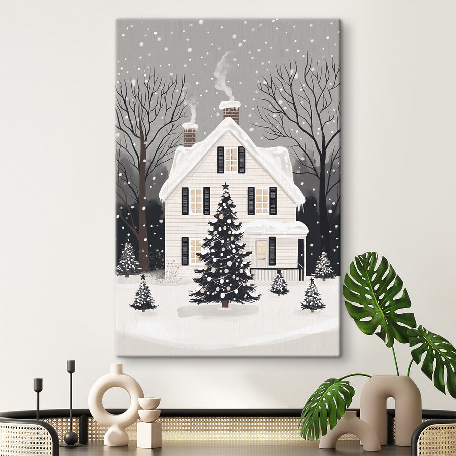 Haus mit Baum vor dem Haus Haus mit Baum vor dem Haus