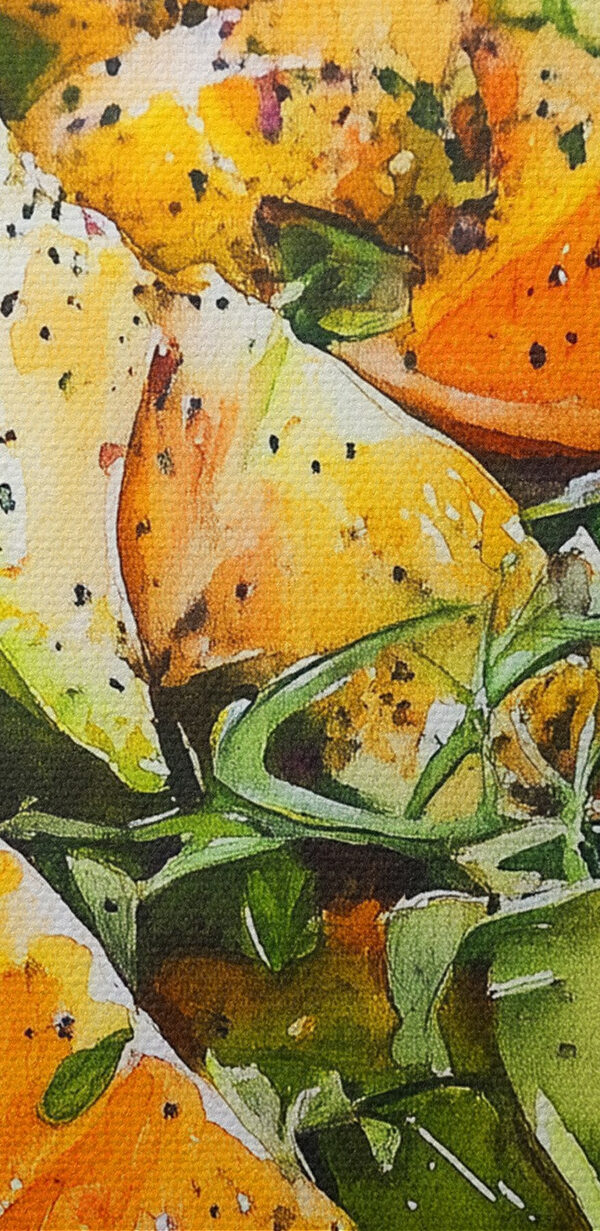 Teller mit Obst und Gemüse Teller mit Obst und Gemüse