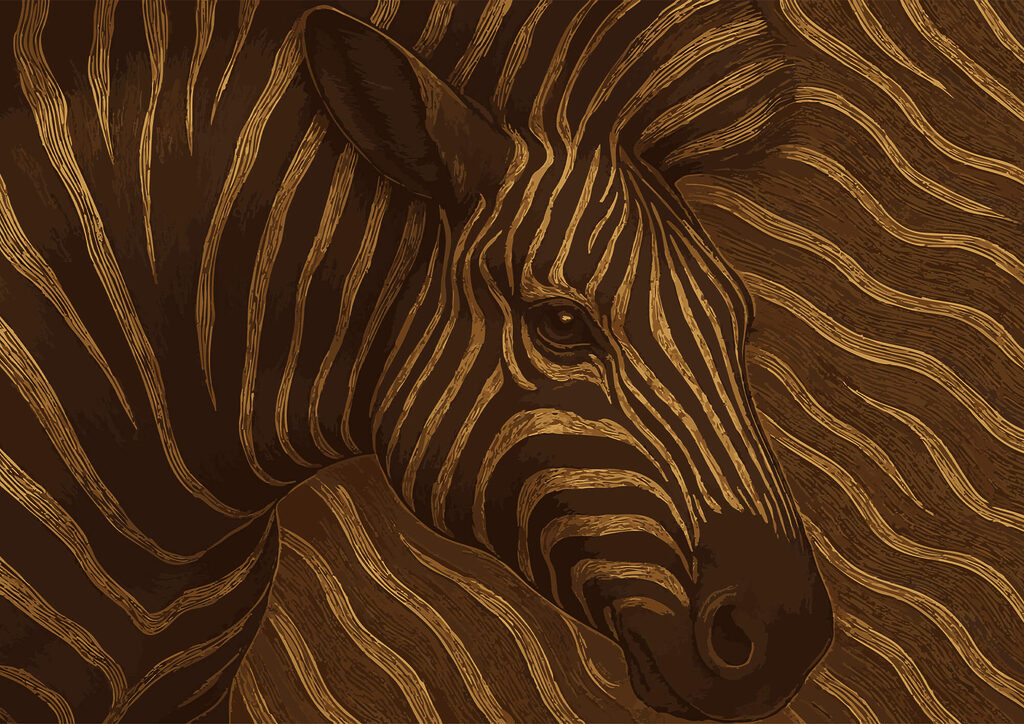 Zebra in abstrakten Farbwirbeln t00011p 1024x724 - Zebra in abstrakten Farbwirbeln - tegory