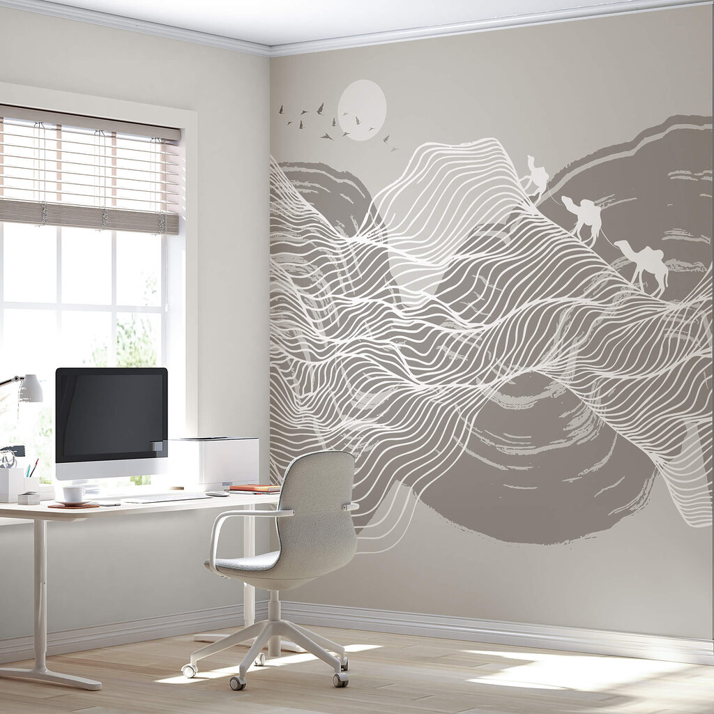 Weiße Linien auf grauem Hintergrund Weiße Linien auf grauem Hintergrund