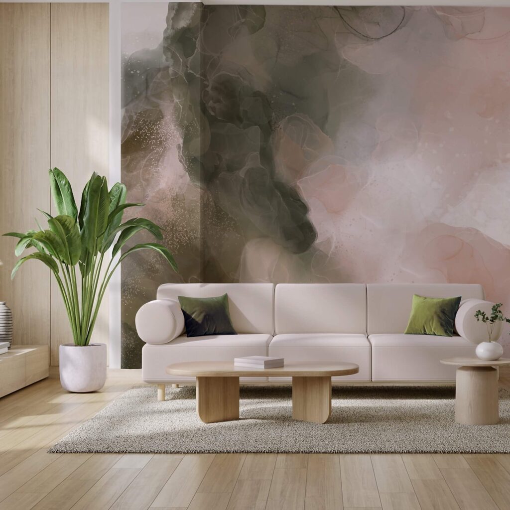 Sanfte Farbtöne, die harmonisch ineinander übergehen