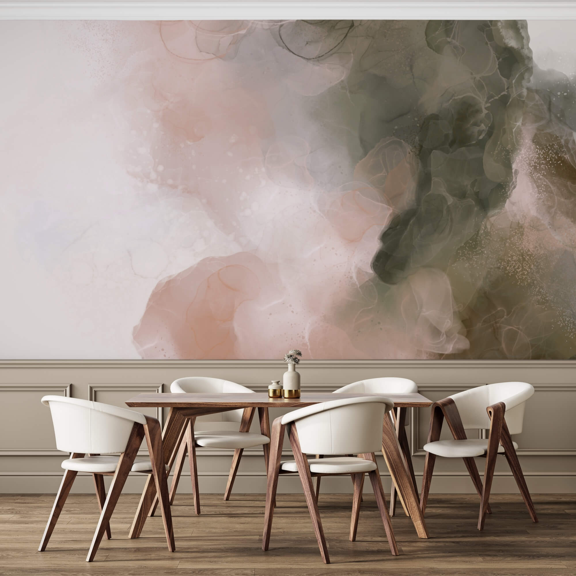 Sanfte Farbtöne, die harmonisch ineinander übergehen