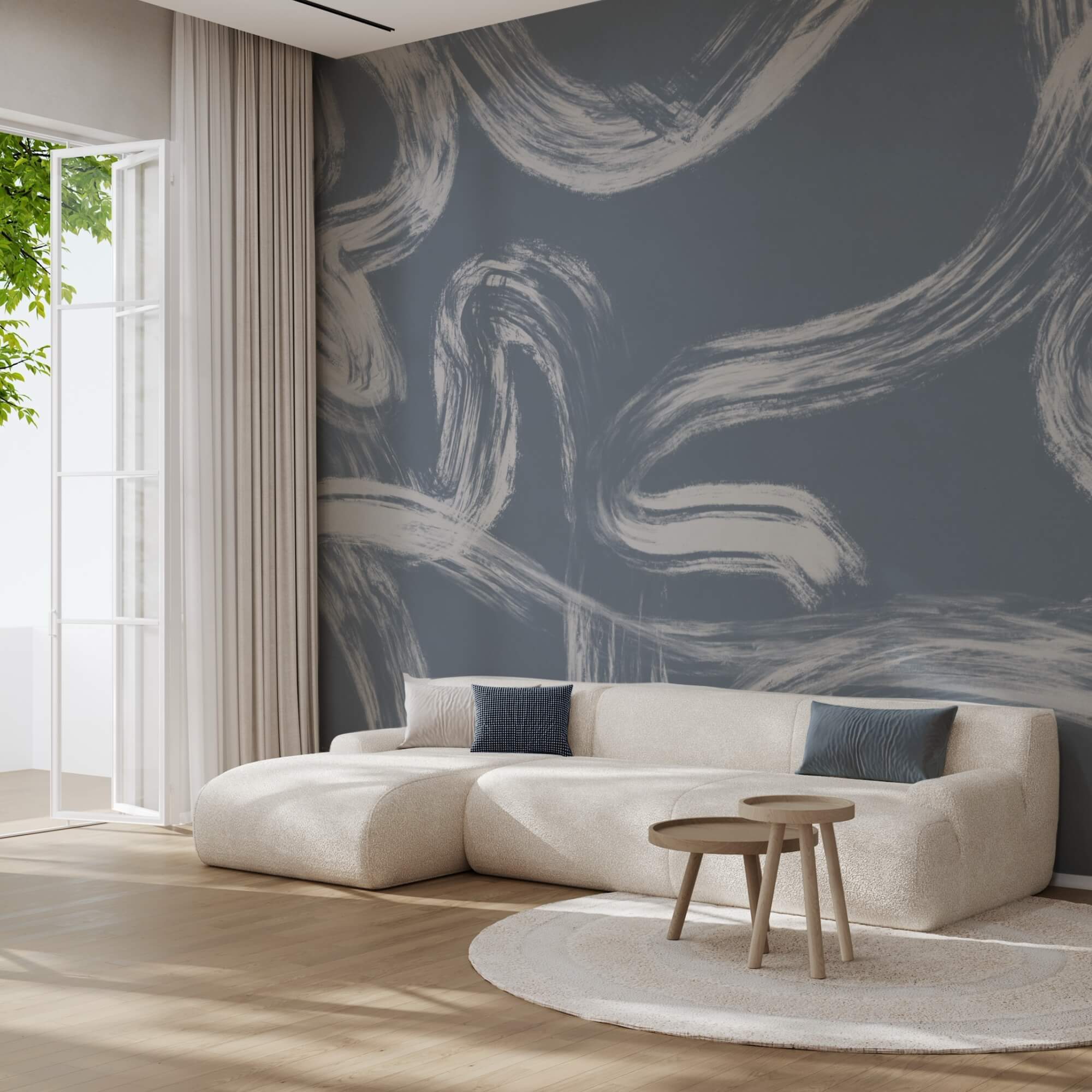 Graues und weißes Muster