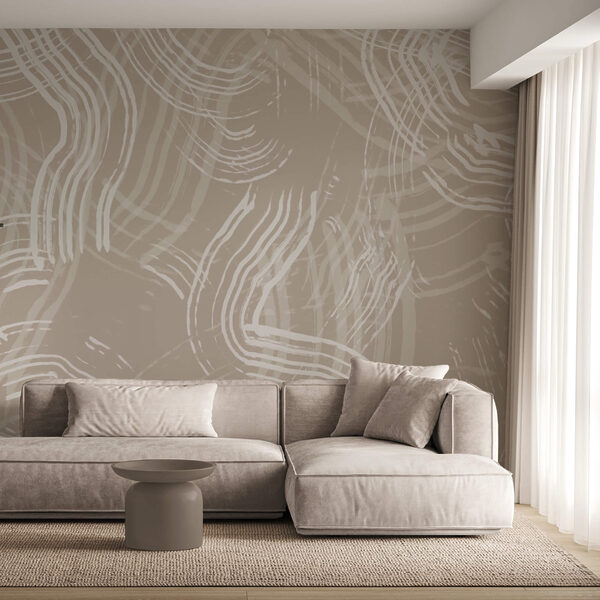 Weiße Linien auf einem hellbraunen Hintergrund Weiße Linien auf einem hellbraunen Hintergrund
