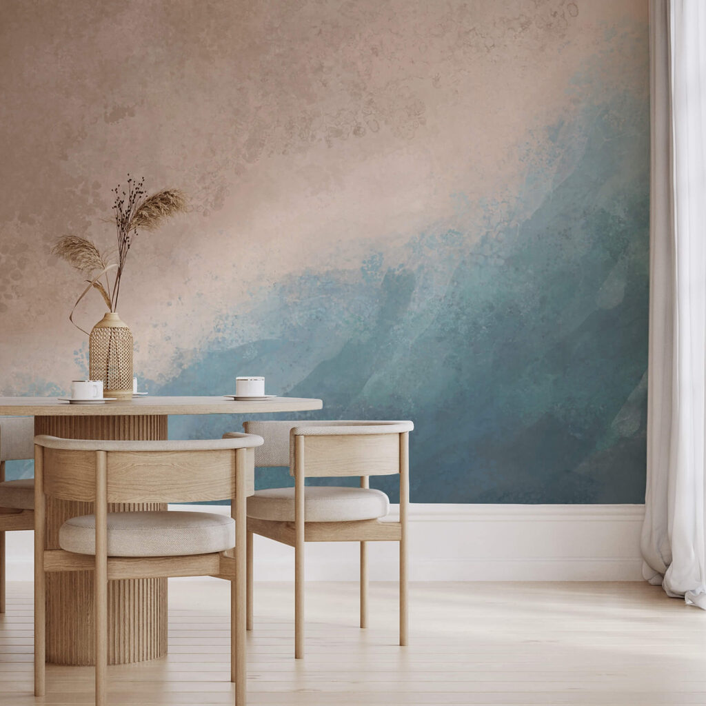 Blaues und weißes Wasser