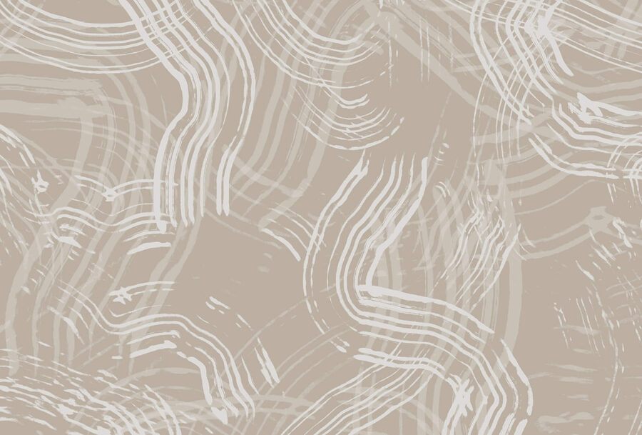 Weiße Linien auf einem hellbraunen Hintergrund