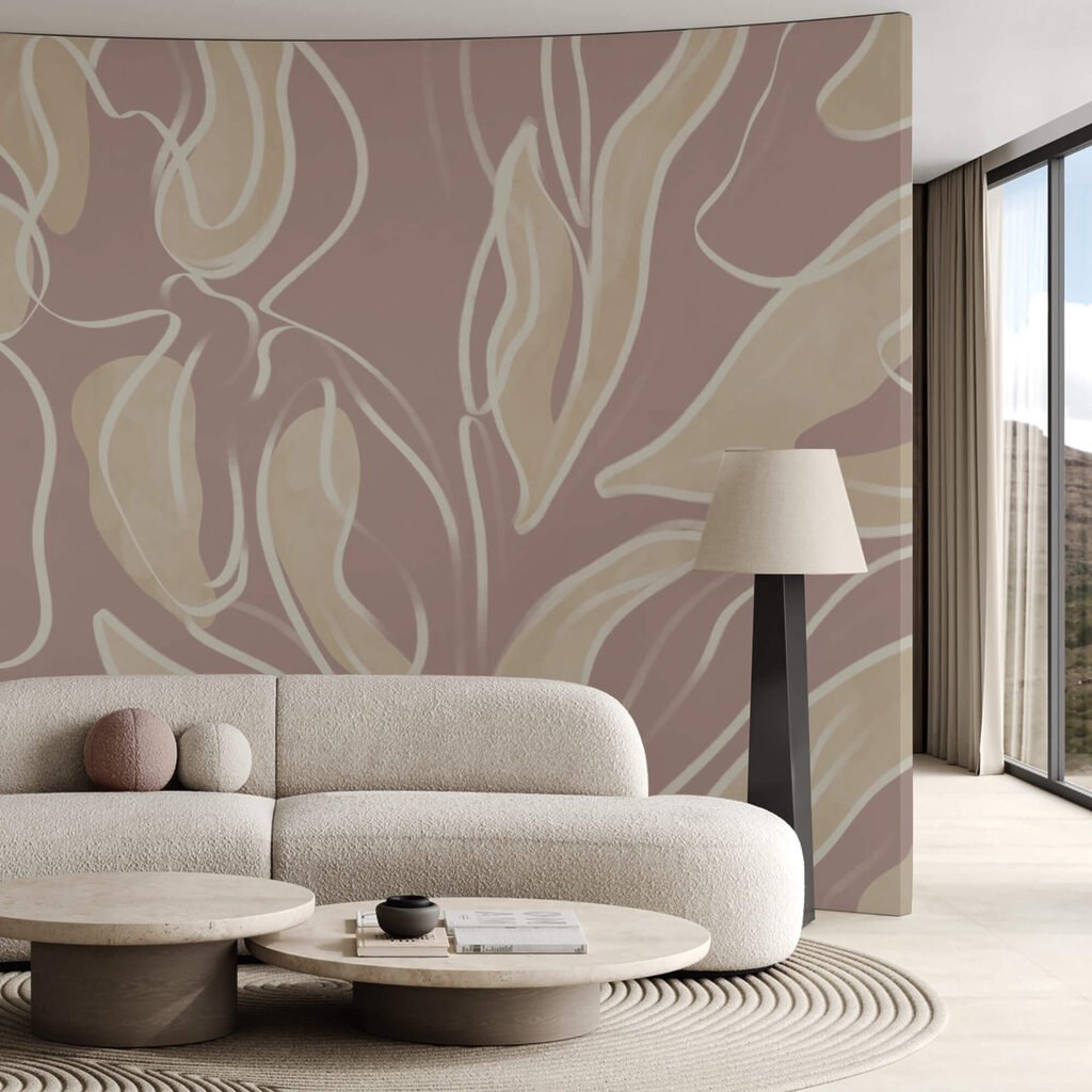 Von der Natur inspiriertes Blattmuster