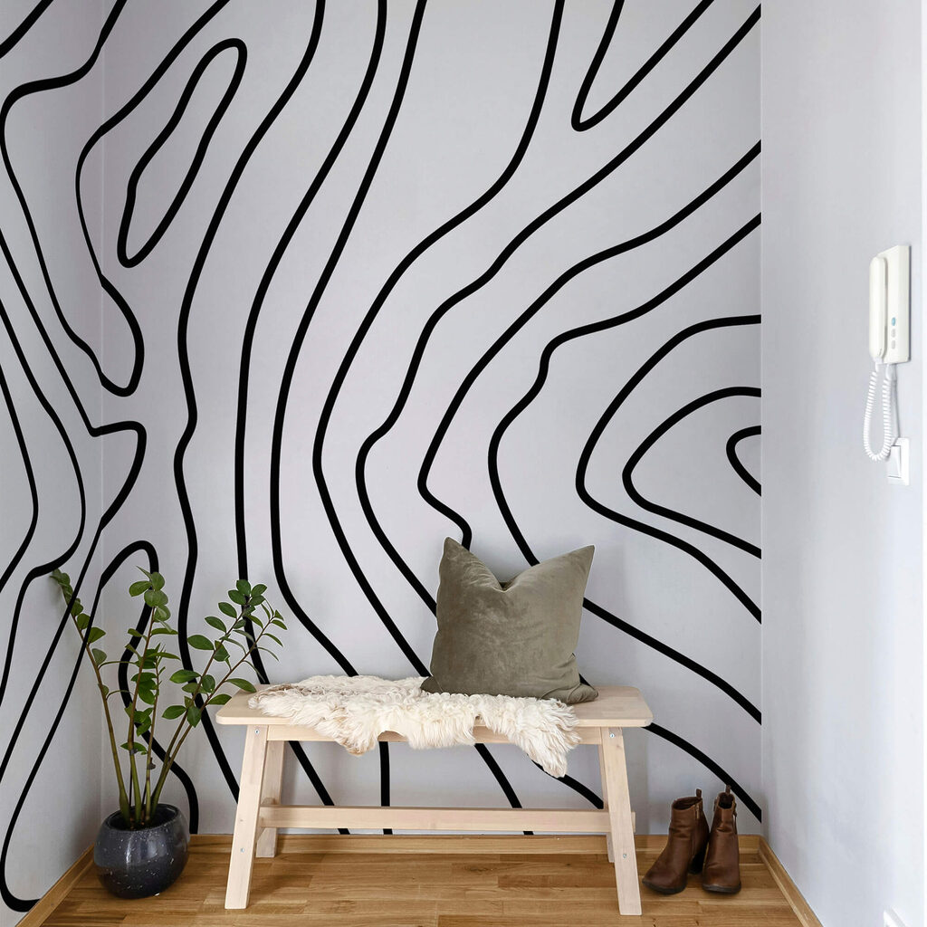 Schwarzes und weißes Muster