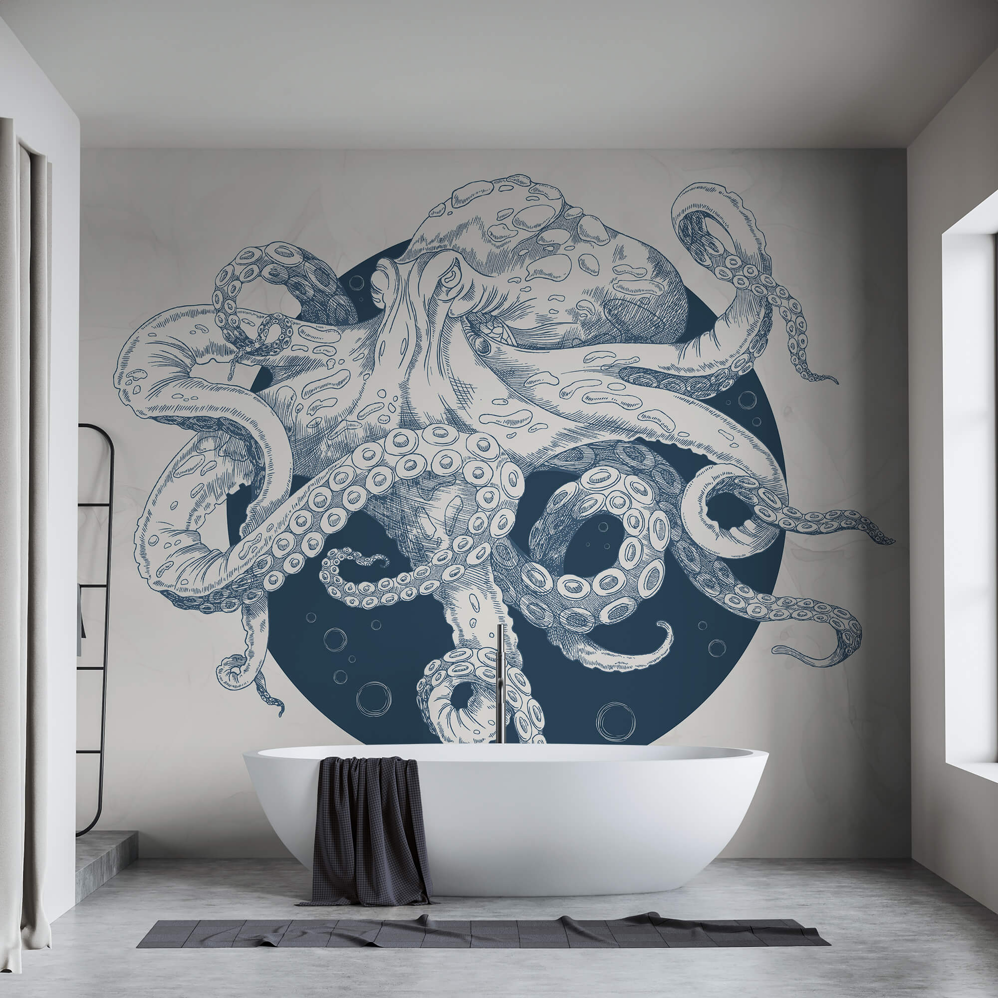 Zeichnung eines Oktopus