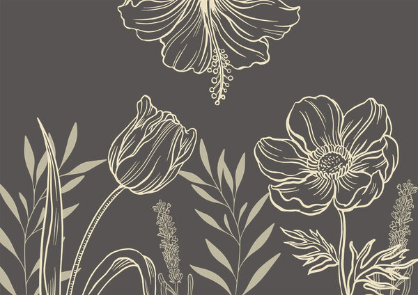 Zartes florales Liniendesign t00006p 600x424 - Zartes florales Liniendesign - tegory