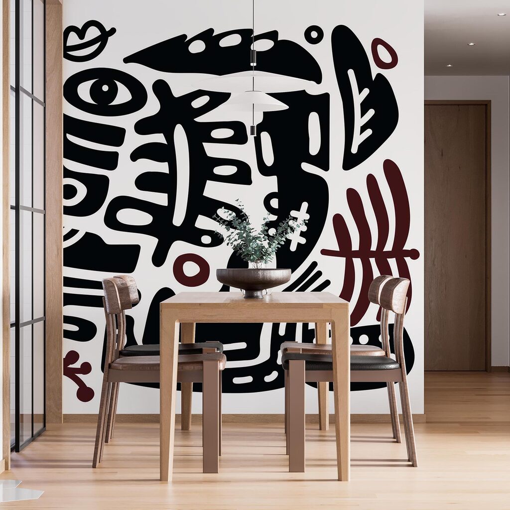 Schwarze und weiße Kunst