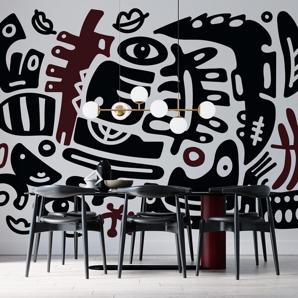 Schwarze und weiße Kunst Schwarze und weiße Kunst