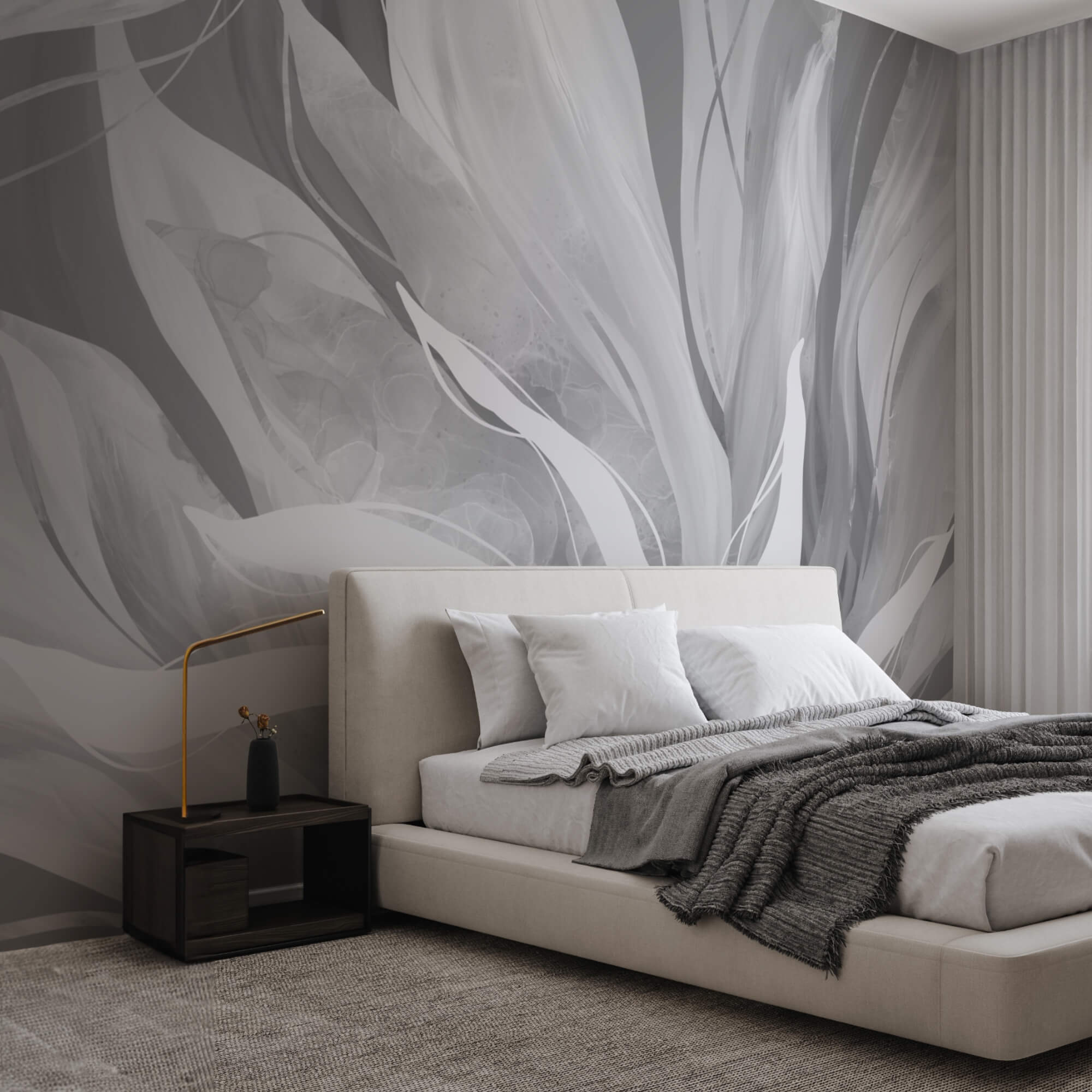 Geflüster von weichen, fließenden Formen