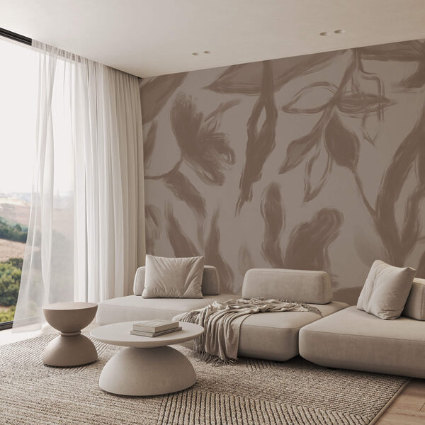 Elegante florale Muster in sanften Tönen