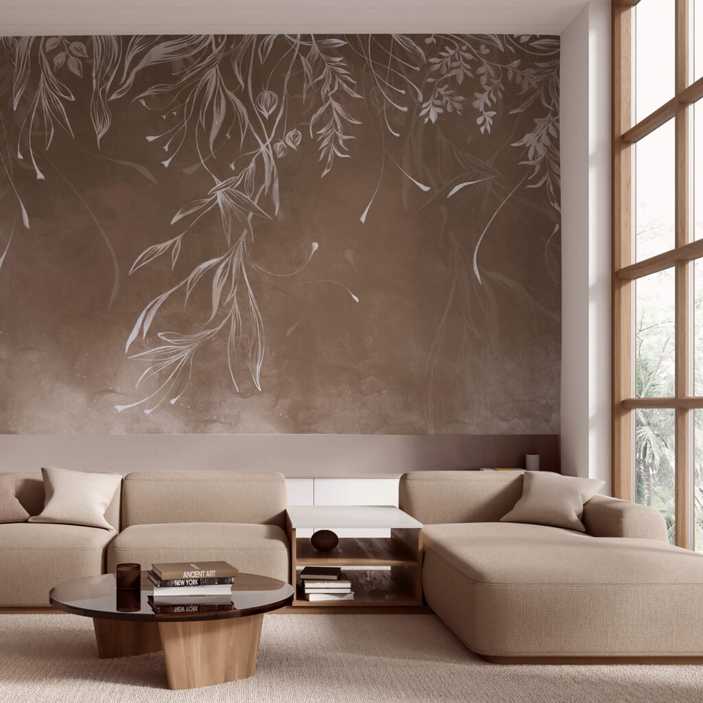 Zarte Muster in sanften Tönen