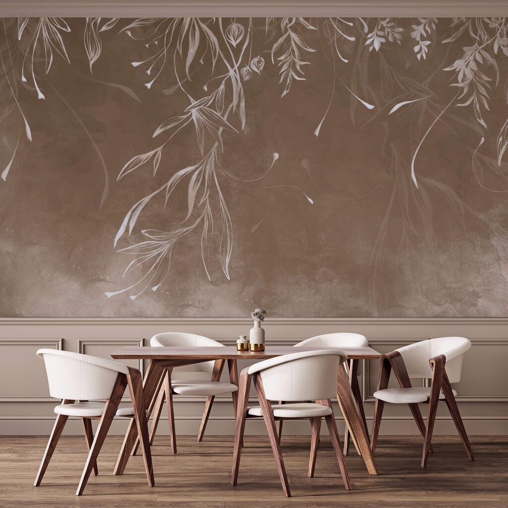 Zarte Muster in sanften Tönen