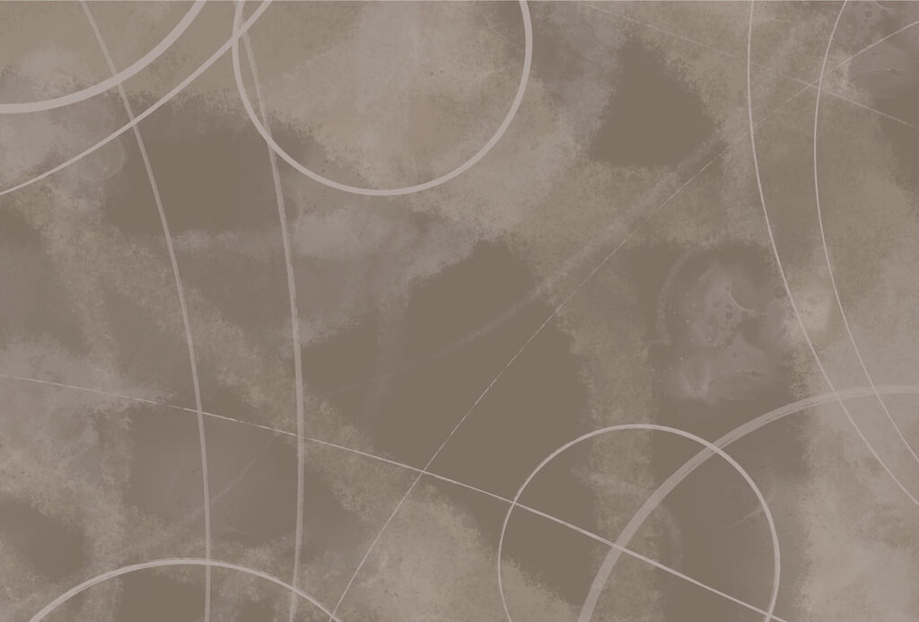 Brauner Hintergrund mit weißen Linien und Kreisen Brauner Hintergrund mit weißen Linien und Kreisen