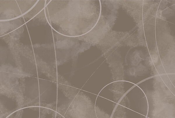 Brauner Hintergrund mit weißen Linien und Kreisen Brauner Hintergrund mit weißen Linien und Kreisen