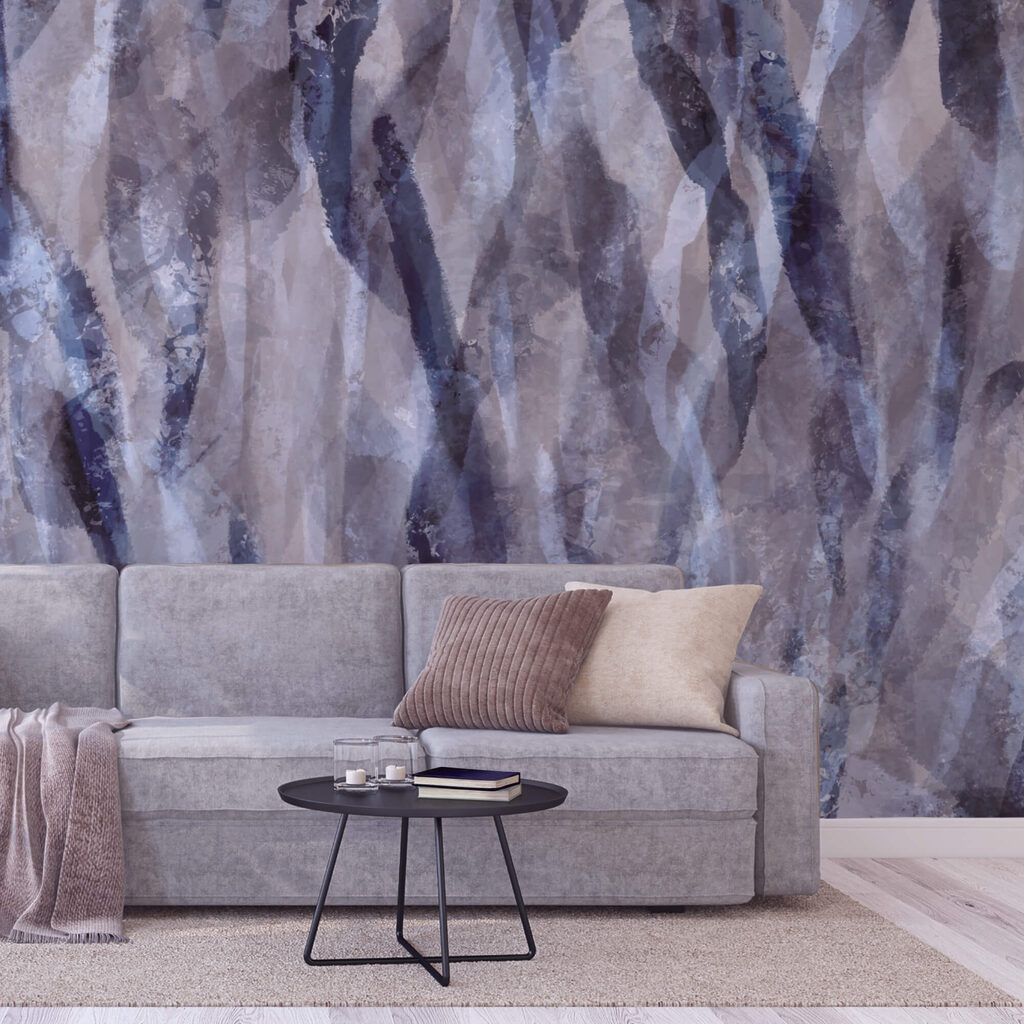 Wirbelnde Wellen aus sanften Farbtönen