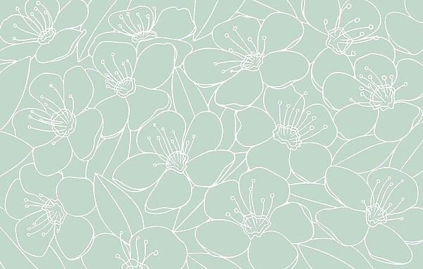 Muster aus Blumen und Blättern Muster aus Blumen und Blättern