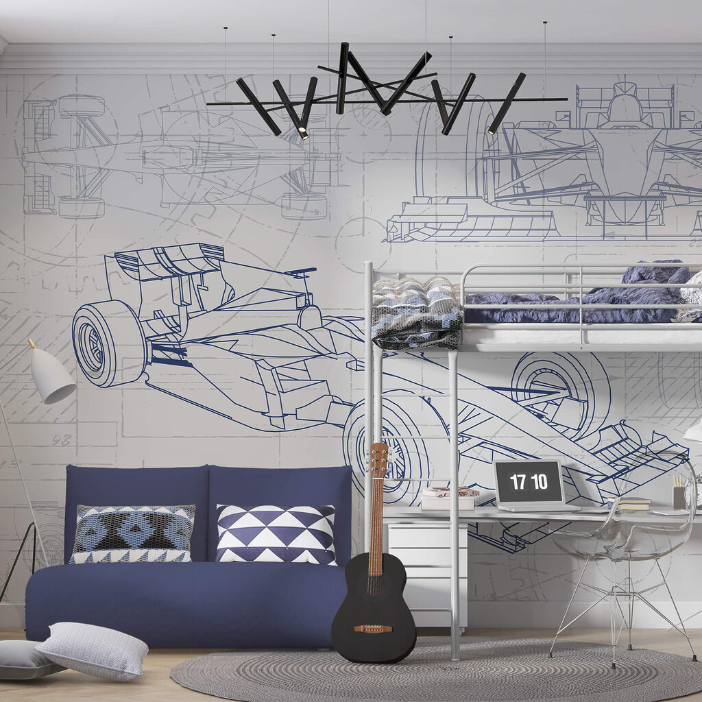 Bauplan eines Rennwagens Bauplan eines Rennwagens