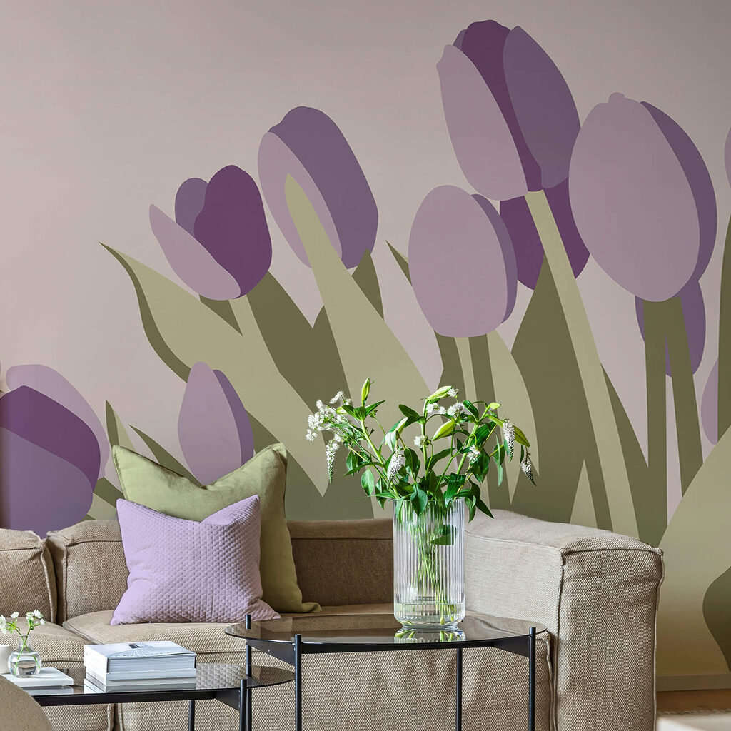 Strauß lila Tulpen Strauß lila Tulpen