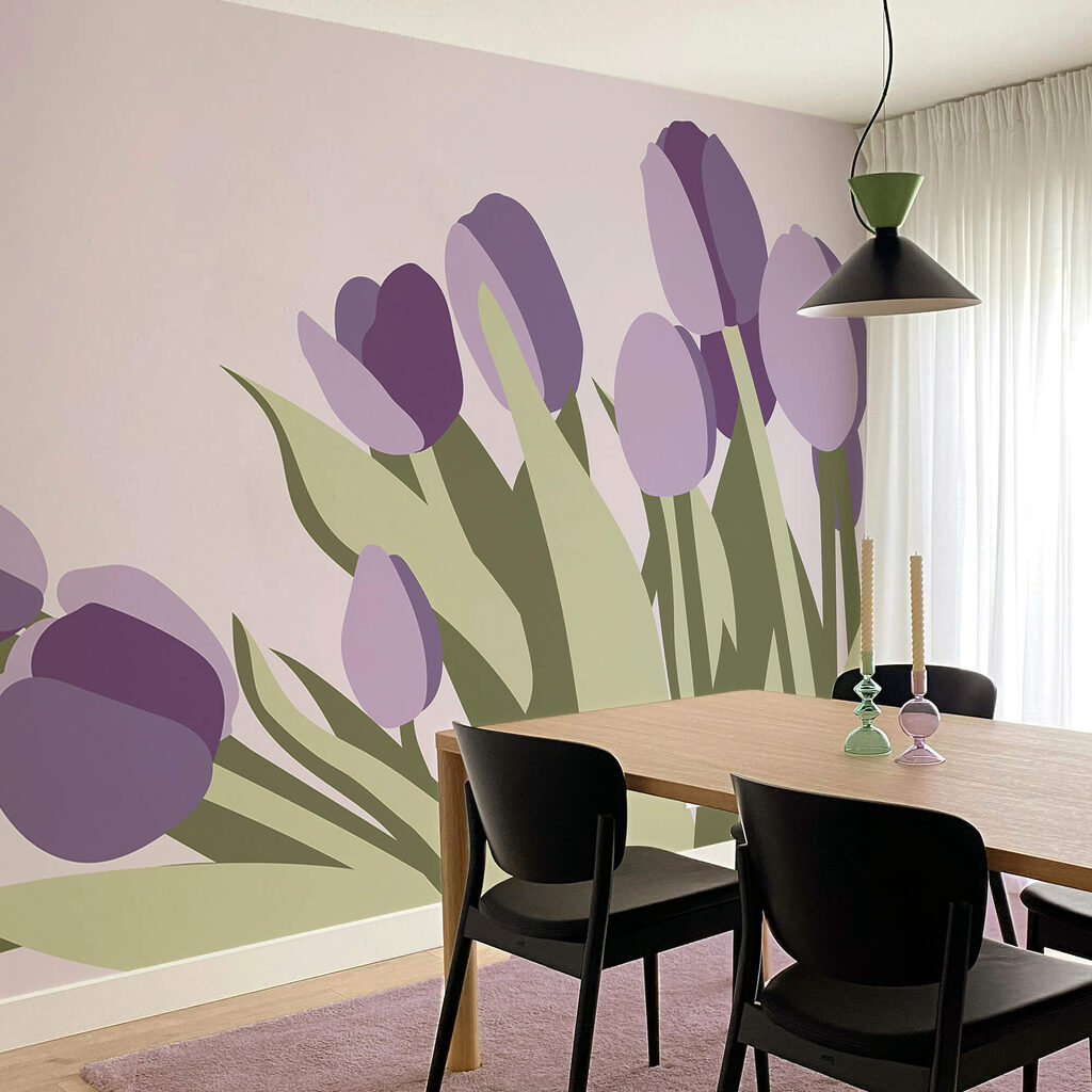 Strauß lila Tulpen Strauß lila Tulpen